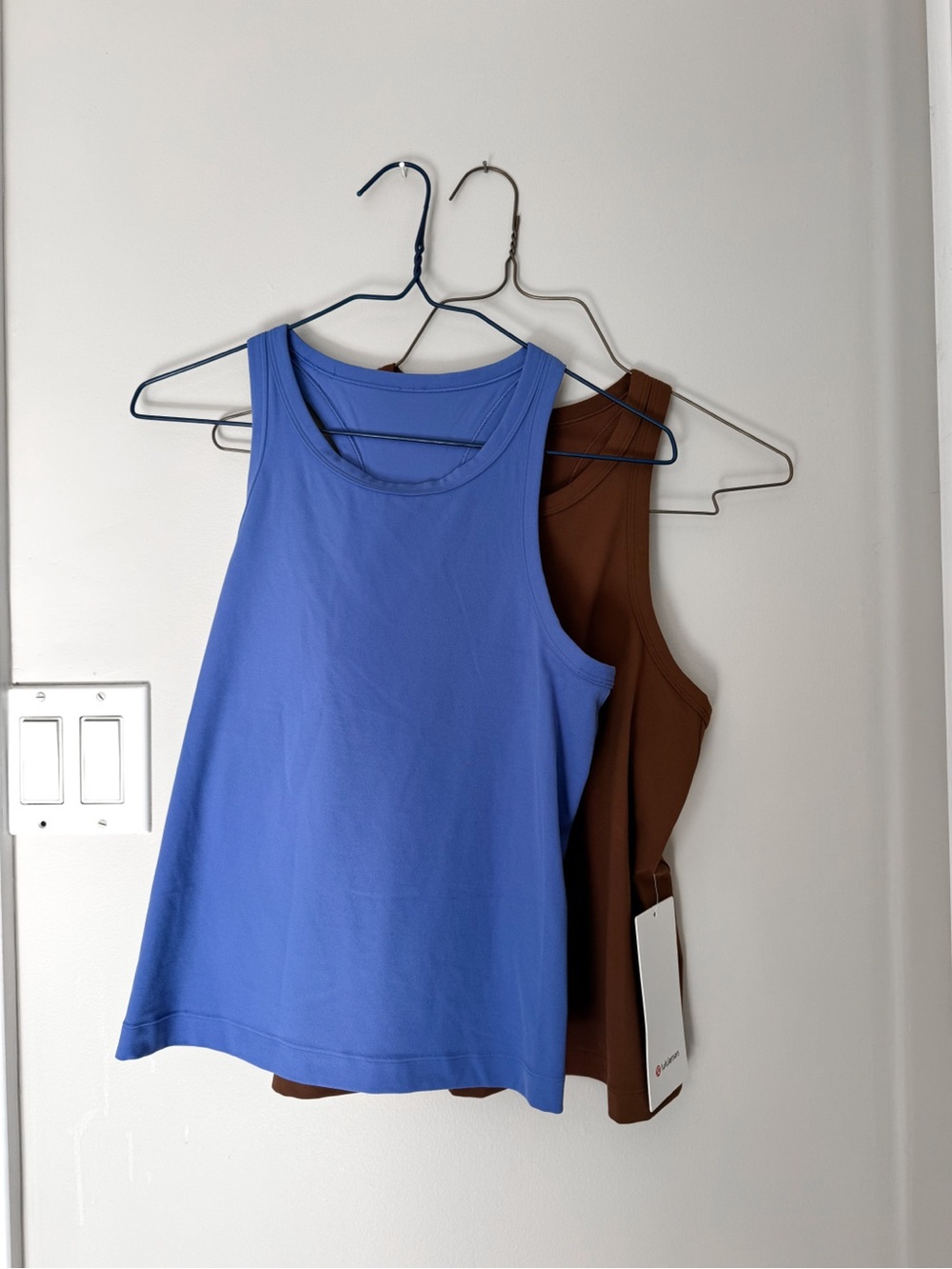 Lululemon Align Racerback Tanks - Wild Indigo, Roasted Brown